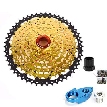 Imagem de ROYAL SUN Cassetes dentadas de roda livre de 9 velocidades 11-50T adequadas para Shimano 9 velocidades, incluindo M370, M390, M430, M2000, M4000, DEORE M530, para SRAM 9 velocidades, inclui X5, X7