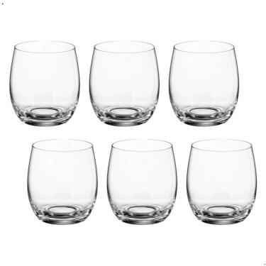 Imagem de Jogo de 6 Copos para Whisky em Cristal Ecológico Mergus 410ml - Bohemia