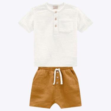 Imagem de Conjunto Camisa E Bermuda Infantil Menino Milon 15085