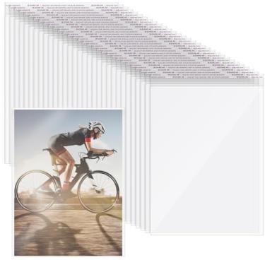 Imagem de 100 peças de protetores de revistas para colecionadores 23,5 x 29 cm, mangas de plástico transparente, bolsas regulares de quadrinhos, sacos de celofane resseláveis, exibição protetora para revistas