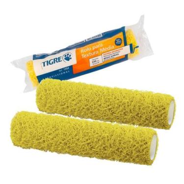 Imagem de Kit 2 Rolo para Textura Cabelo Cabelinho de Anjo Parede Grafiato Fibra