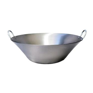 Imagem de Tacho Beira Alta de Aço Carbono Polido Doce Sabão 71cm 44L - Jamar