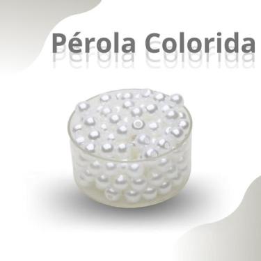 Imagem de Pérola Branca 10Mm Pacote Com 500 Gramas - Nybc