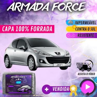 Imagem de Capa Cobrir Carro PEUGEOT 207 100% Forrada Armada Force 100% Impermeáv
