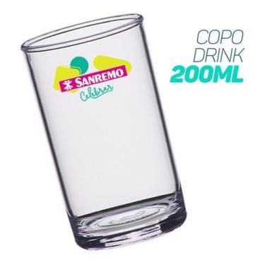 Imagem de Copo em PS Para Suco E Drinks 200ml Sanremo, Vidro