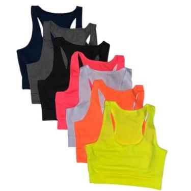 Imagem de Kit 9 Top Nadador Suplex Academia Fitness Cores Lindas - JinkingStore,