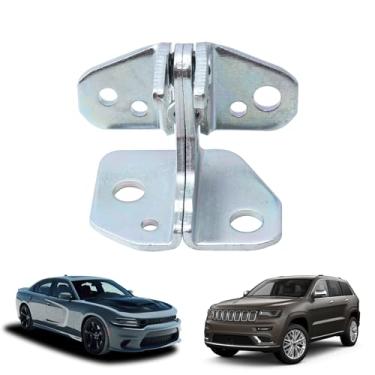 Imagem de Dobradiça da porta superior do lado do motorista 55113661AC dianteira esquerda, compatível com Dodge Charger Durango 2013-2023, Chrysler 300, Jeep Grand Cherokee