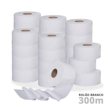 Imagem de Papel Higiênico Para Empresas Comércio 24 Rolos 300m Grande - Dia a Di