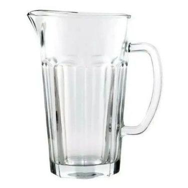 Imagem de Jarra  de vidro luxo 1200 ml p/ suco agua bebidas americano - Original