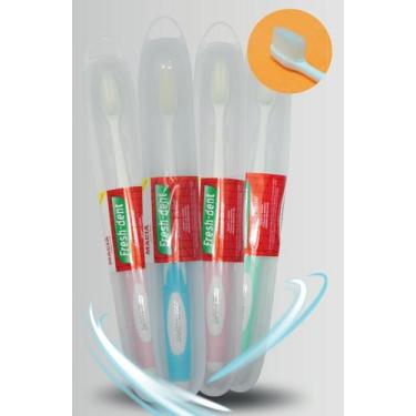 Imagem de Escova Dental Macia Especial Cabo E Cerdas De Silicone - FRESHDENT