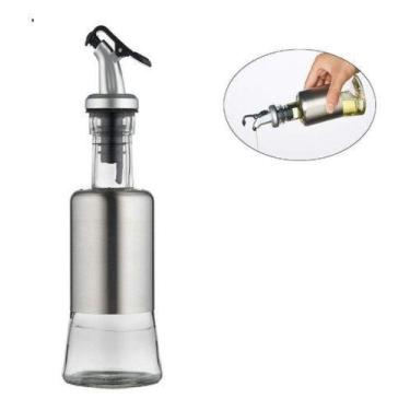 Imagem de Garrafa de vidro 320ml para vinagre ou azeite c/ super trava - amigold