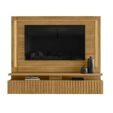 Imagem de Bancada Suspensa Gaia TV 75 Polegadas com Led Cor Cumaru - Madetec