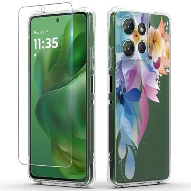 Imagem de Capa para Moto G Power 5G 2025: Capa para celular de borracha TPU flexível para Motorola Moto G Power 5G 2025 (pintura colorida)