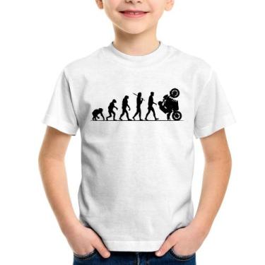 Imagem de Camiseta Infantil Evolução do Grau XJ6 - Foca na Moda, Branco, 10
