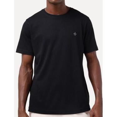 Imagem de Camiseta Dudalina Masculina Soft Pima Cotton Preta, S/P