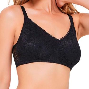 Imagem de Sutiã Sustentação Triumph 25127 Rendado, Preto, 54