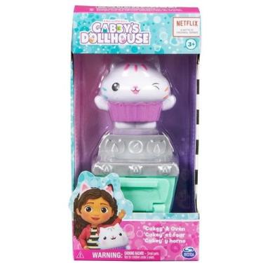 Imagem de Gabbys Dollhouse Boneca Cakey CAT com Acessorio SUNNY 3648