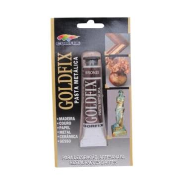 Imagem de Pasta Metálica Goldfix 20 ml Corfix Avulso Bronze 247
