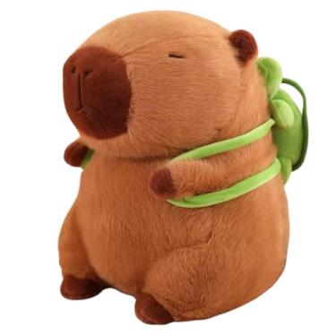 Imagem de Brinquedo De Pelúcia Capivara Com Mochila Tartaruga Fofo