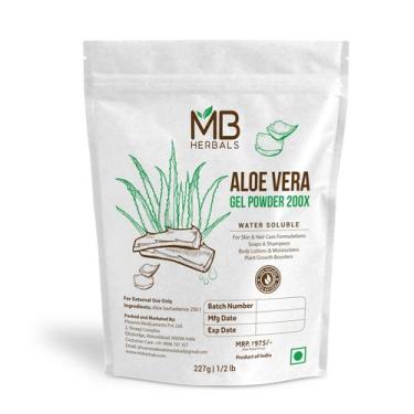 Imagem de Gel de Aloe Vera em pó 200X MB Herbals 240 ml