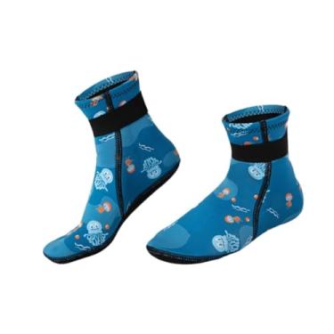 Imagem de Generic Meias de mergulho não deslizam meias de terno para rafting saqueando, natação de caiaque, Azul 31 a 33 Jardas, para 18 Cm