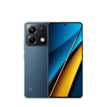 Imagem de Smartphone Poco X6 5G Br Tela 6,67 8GB + 256GB, Azul