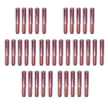 Imagem de Pontas de contato de soldagem MIG 000-067 000067 0,1 cm para Miller M-15/25/40 & Hobart MIG pistola de soldagem - 35PK