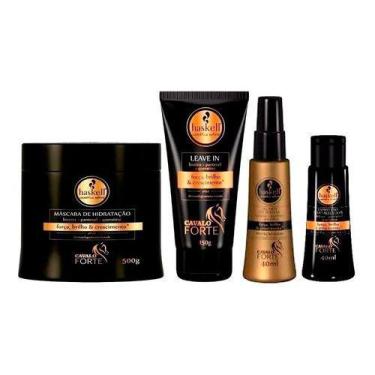 Imagem de Haskell Cavalo Forte Kit Para Crescimento Capilar 4 Itens