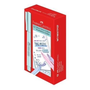Imagem de Marca Texto Faber Castell Tons Pastéis - Embalagem com 12 Unidades