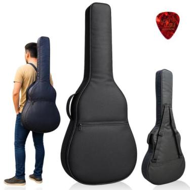 Imagem de Capa Luxo Bag Estofado P/ Violao Clássico Acolchoada Espuma - Bell