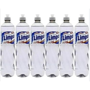 Imagem de 6 Detergente Líquido Cristal Frasco 500ml - Limpol