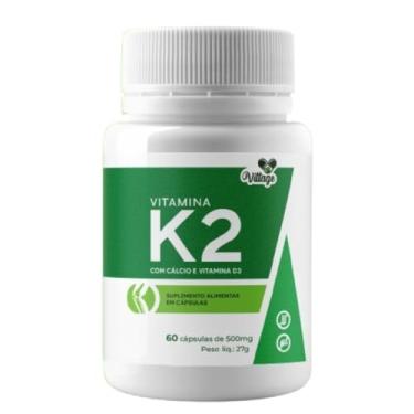 Imagem de Vitamina K2 MK7 + Cálcio + Vitamina D3 60 Cápsulas VITTAGE