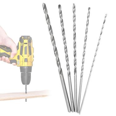 Imagem de Conjunto de brocas HERCHR 5 unidades HSS Steel Twist 2 mm a 5 mm para madeira