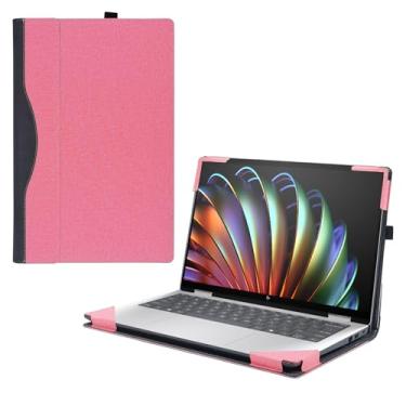 Imagem de Capa 2024 para laptop Hp Envy x360 14-FA 14-fc 35.6 cm 2 em 1 para notebook Spectre x360 14-EU [modelo de verificação], bolsa de computador, acessórios de poliuretano, orifício de dissipação de calor