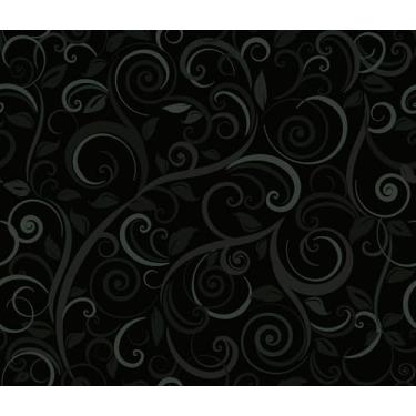 Imagem de Skyblur Papel de parede floral descasque e cole papel de parede floral verde escuro retrô papel de contato autoadesivo para armários vinil inquilino papel de parede floral amigável para sala de estar