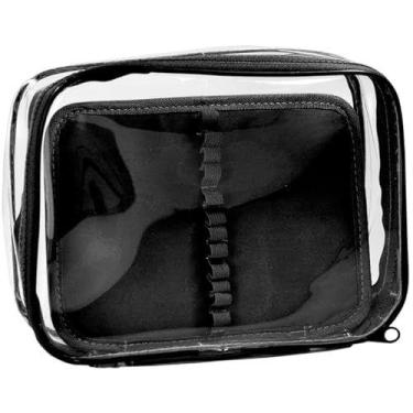 Imagem de Estojo Box Pvc Preto Cristal G C/Divisori - DAC