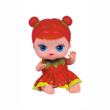 Imagem de Boneca Coleção Frutinhas Cheirosa Vinil Macio Fragrâncias - COTIPLAS, 