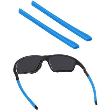 Imagem de BLAZERBUCK Meias auriculares de substituição para óculos Oakley Crosslink Zero - azul claro