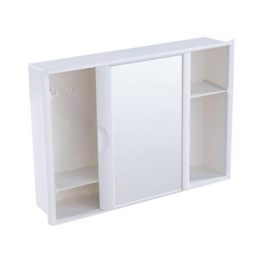 Imagem de Armario Banheiro Astra 28.4 X 40.8 X 9.5 Branco C/porta De Correr A21