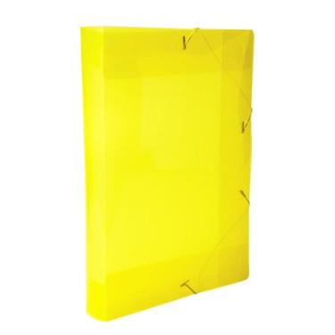 Imagem de Pasta com elástico A4 4cm amarelo New Line Dello