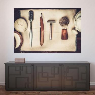 Imagem de Painel Adesivo de Parede - Barbearia - Barber Shop - 1109png - Allodi