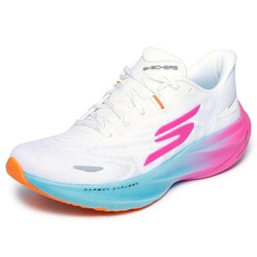 Imagem de Skechers Tênis feminino Aero Spark, Branco/Multi, 38