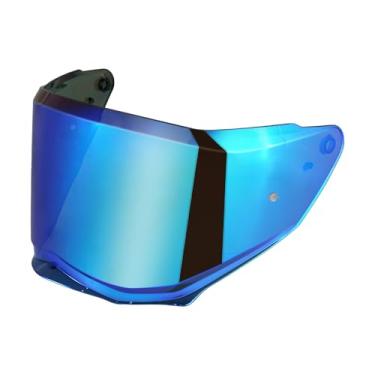 Imagem de JQF Gear Viseira de capacete para capacete Sedici Duale Mips Parlare para capacetes de carbono forjado SEDICI escudo de substituição (REVO-azul)