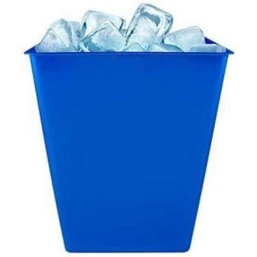 Imagem de Kit 4 Balde Gelo Azul 2,6L Plástico Premium
