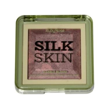 Imagem de Blush Marble Bloom Ruby Rose Silk Skin Midnigth Mauve Hbf10015