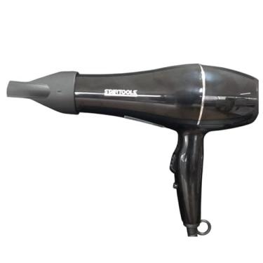 Imagem de Secador de Cabelo Profissional 1800W 127V Preto Potente - Jato de Ar, Frio Bocal Direcionador e Motor Silencioso