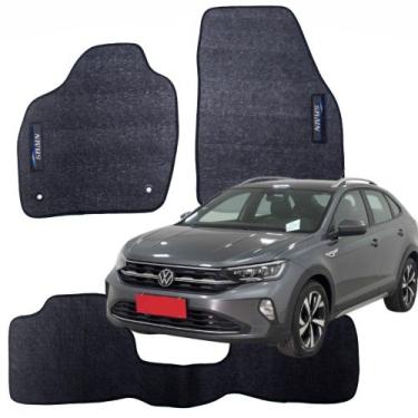 Imagem de Tapetes de Borracha Flexível Impermeável Próprio Para Veículos Nivus 2