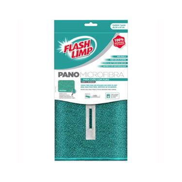 Imagem de Pano de Microfibra para Chão c/ Furo - FlashLimp