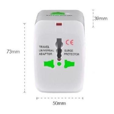 Imagem de Adaptador Elétrico Tomada Universal Eua Europa Japão Etc...