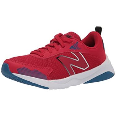 Imagem de New Balance Tênis de corrida infantil DynaSoft 545 V1 com cadarço, Equipe vermelho/azul oxigênio/preto, 1 Little Kid